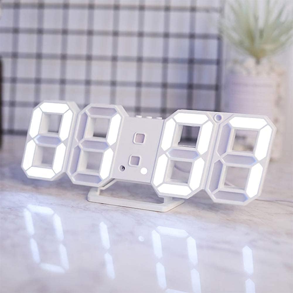 3D Wall Led Alarm Digital Clock
