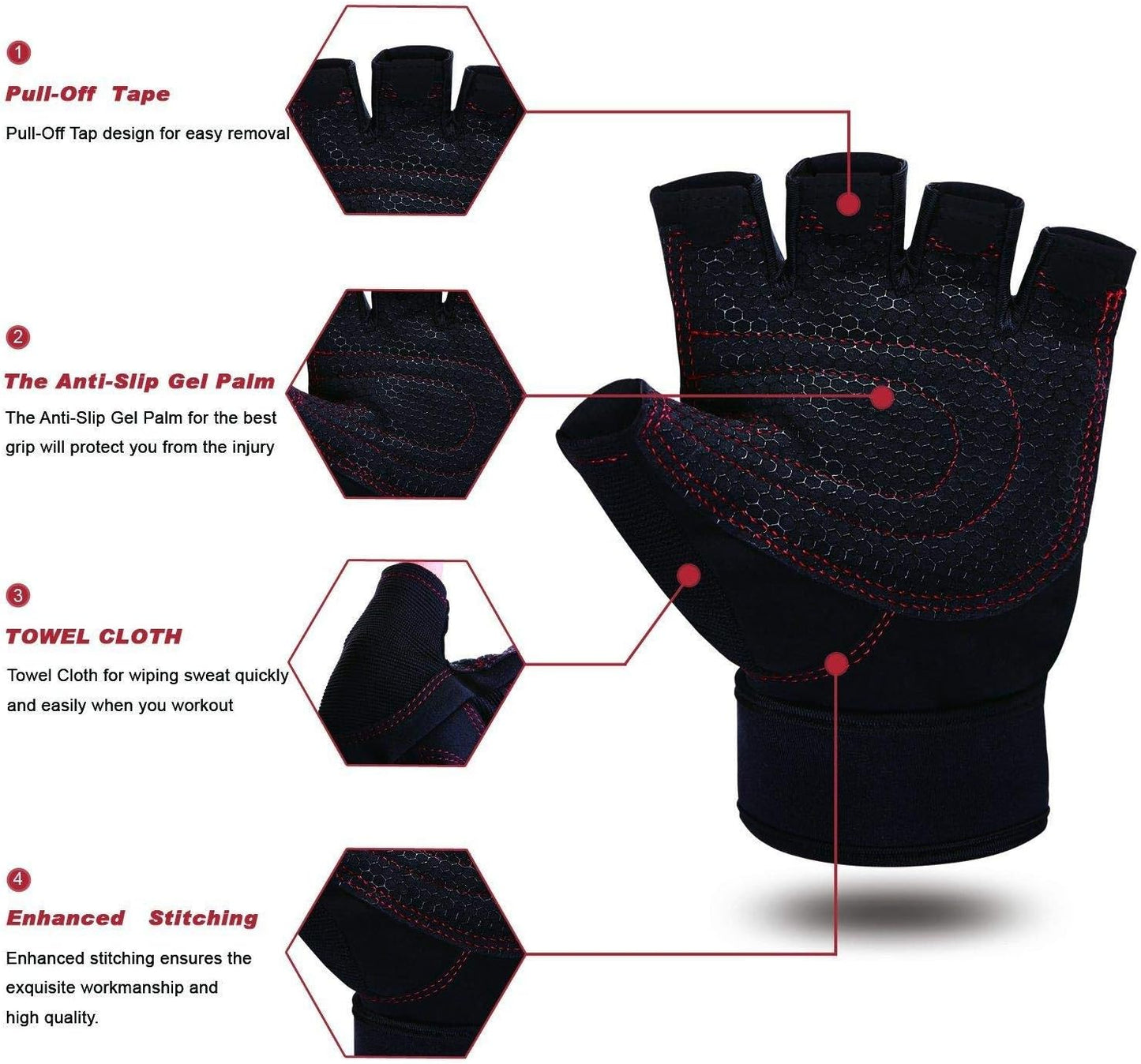 U-HOOME Workout Gloves