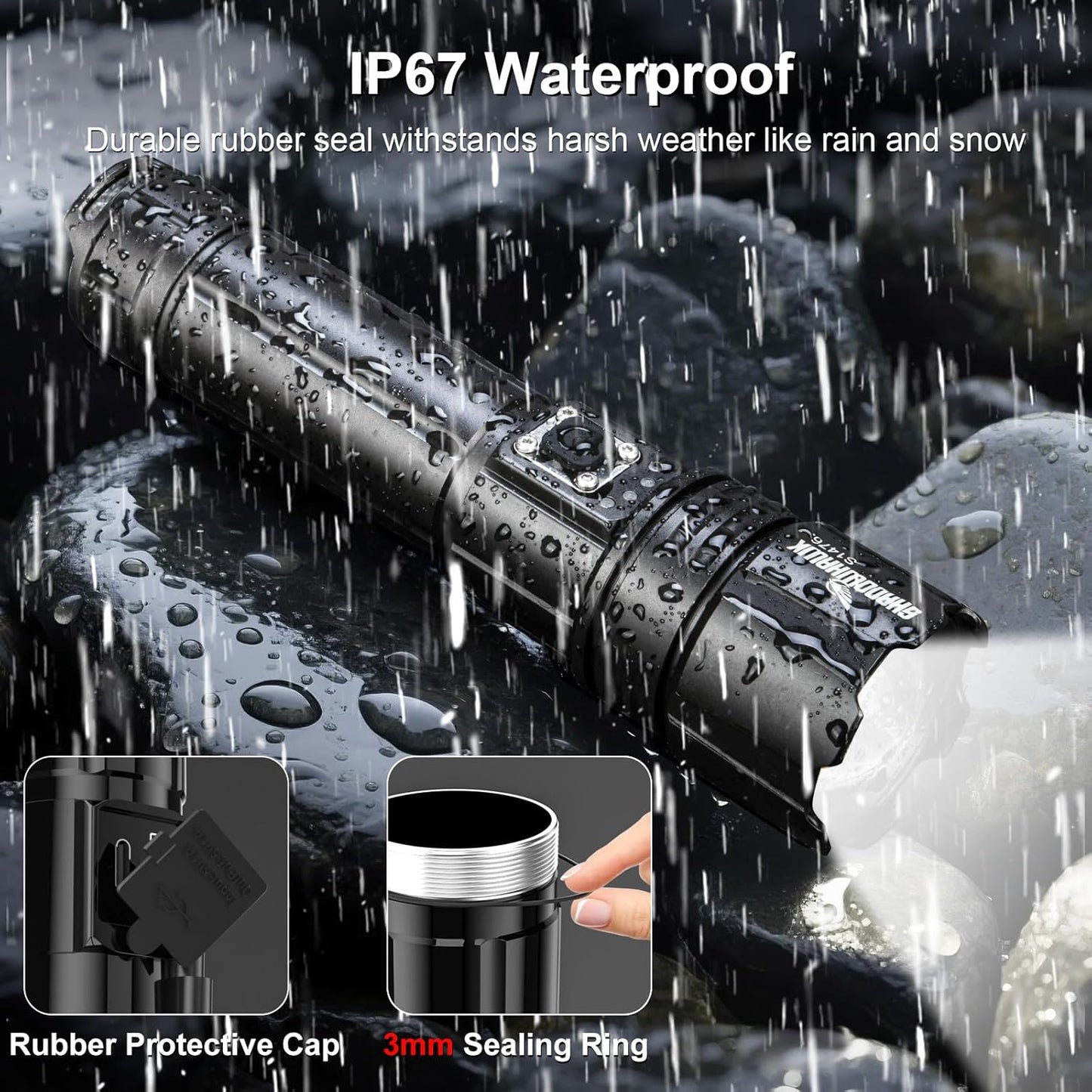Shadowhawk Flashlight Led