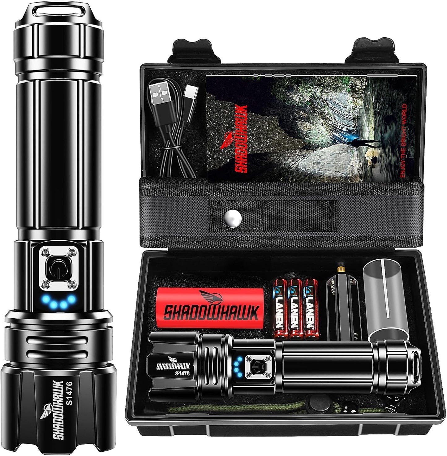 Shadowhawk Flashlight Led